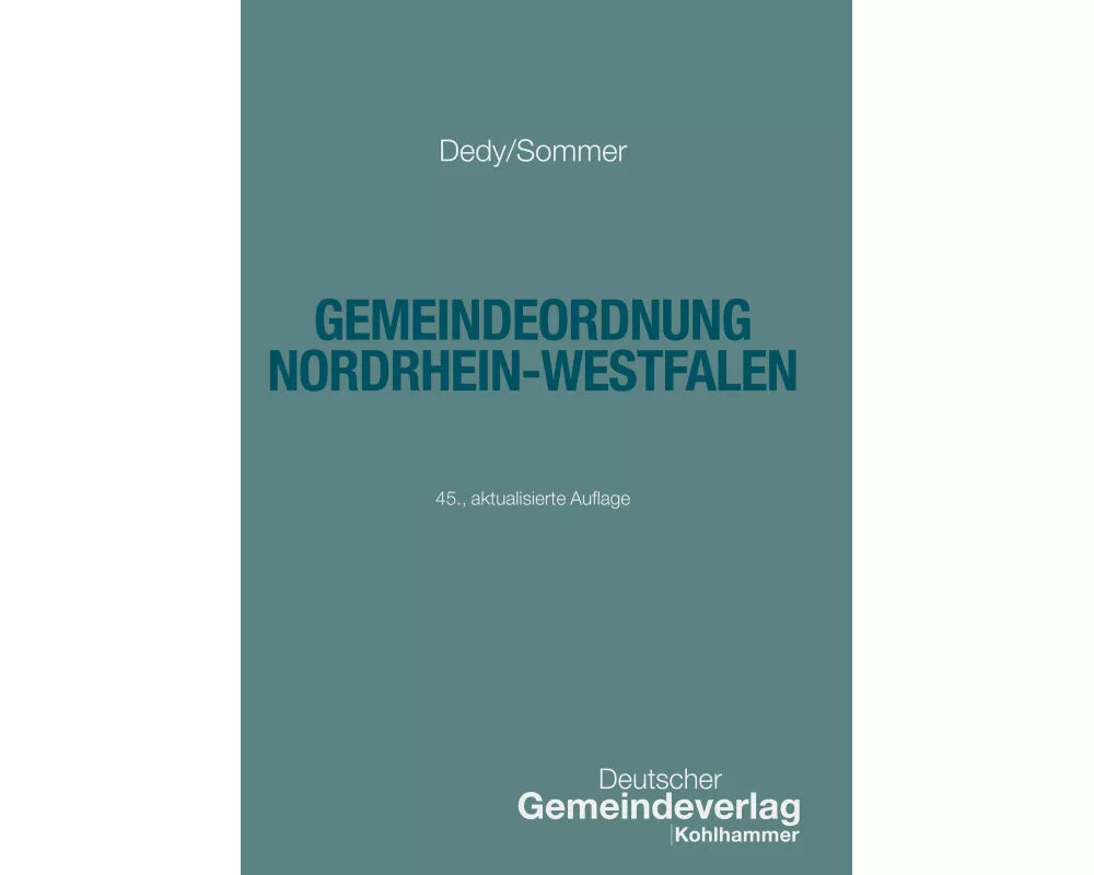 Gemeindeordnung Nordrhein-Westfalen