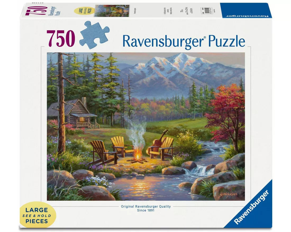 Erwachsenenpuzzle 750 Large Pieces - Lagerfeuer-Romantik