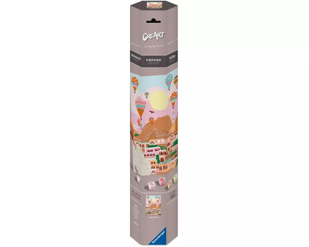 CreArt, Malen nach Zahlen Canvas Leinwand - Kappadokien