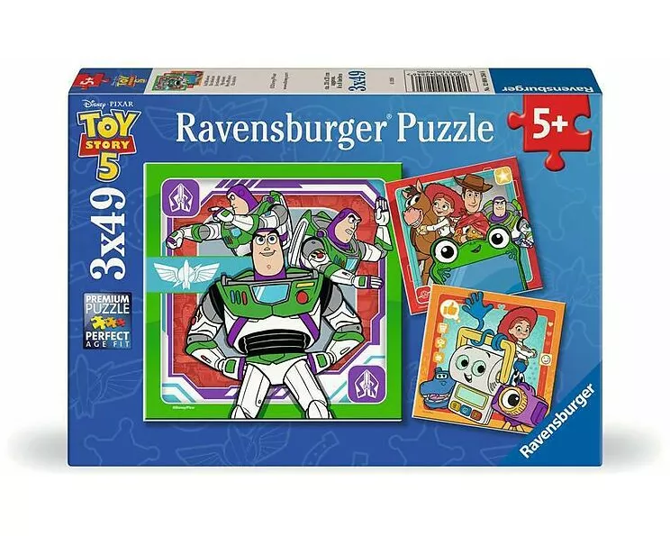 Kinderpuzzle 3x49 Teile - Toy Story 5