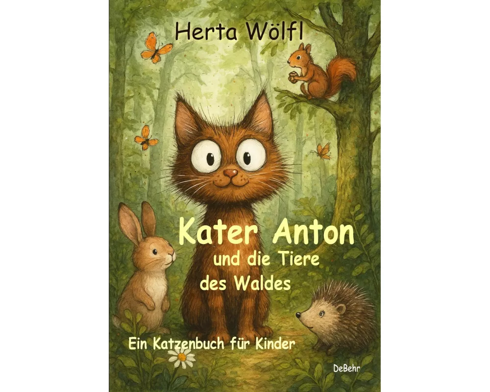 Kater Anton und die Tiere des Waldes - Ein Katzenbuch für Kinder