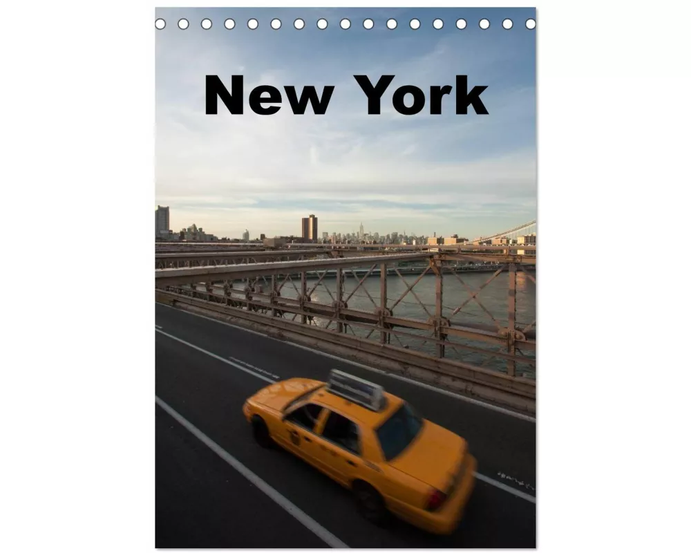 New York (Tischkalender 2026 DIN A5 hoch), CALVENDO Monatskalender