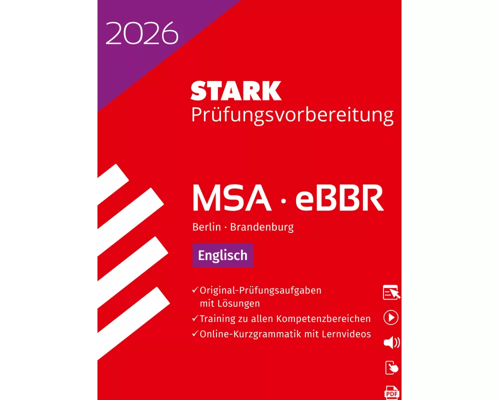 STARK Englisch - MSA/eBBR 2026 Berlin/Brandenburg - Prüfungsvorbereitung