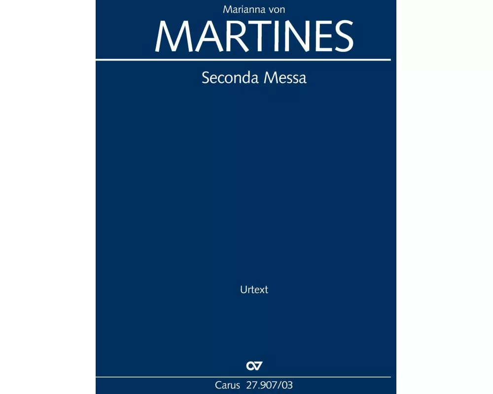 Seconda Messa (Klavierauszug)