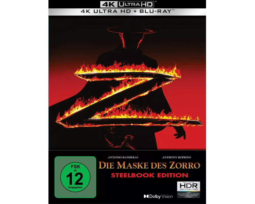 Die Maske des Zorro (Limitiertes Steelbook)