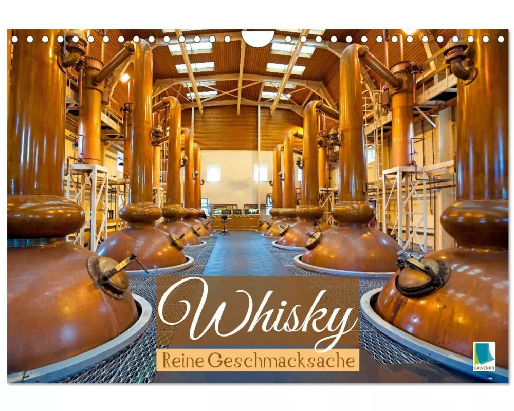 Whisky: Reine Geschmacksache (Wandkalender 2026 DIN A4 quer), CALVENDO Monatskalender