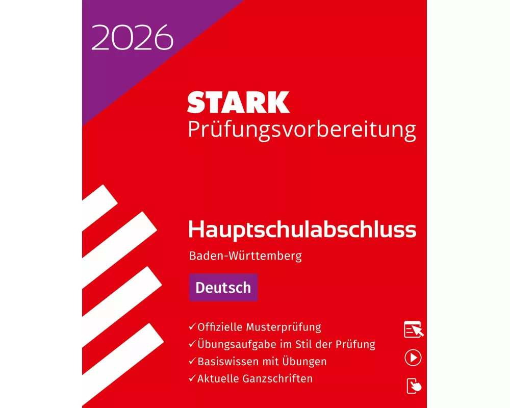 STARK Deutsch - Hauptschulabschluss 2026 BW - Prüfungsvorbereitung