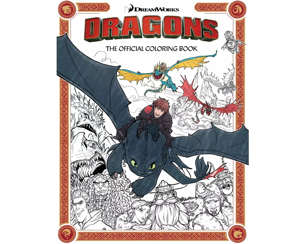 DreamWorks Dragons: The Official Coloring Book