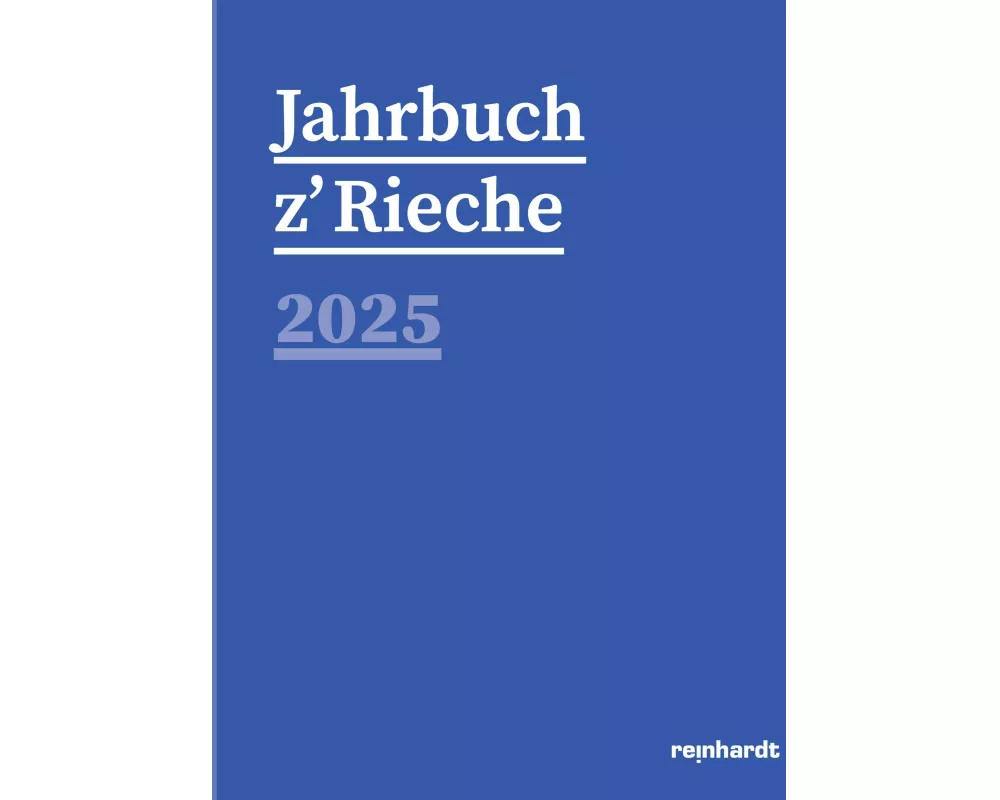 Jahrbuch z'Rieche 2025