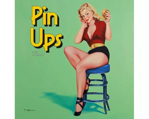 Pin Ups Square Mini Calendar 2026