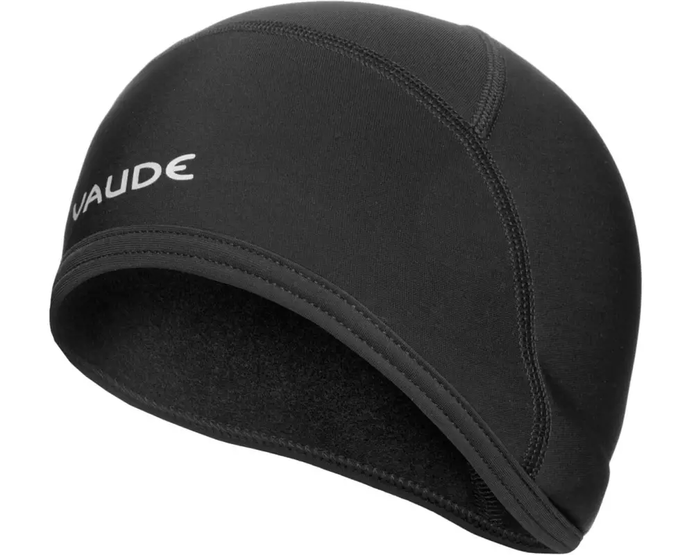 VAUDE Mütze Bike Cap Warm Schwarz/Weiss, S