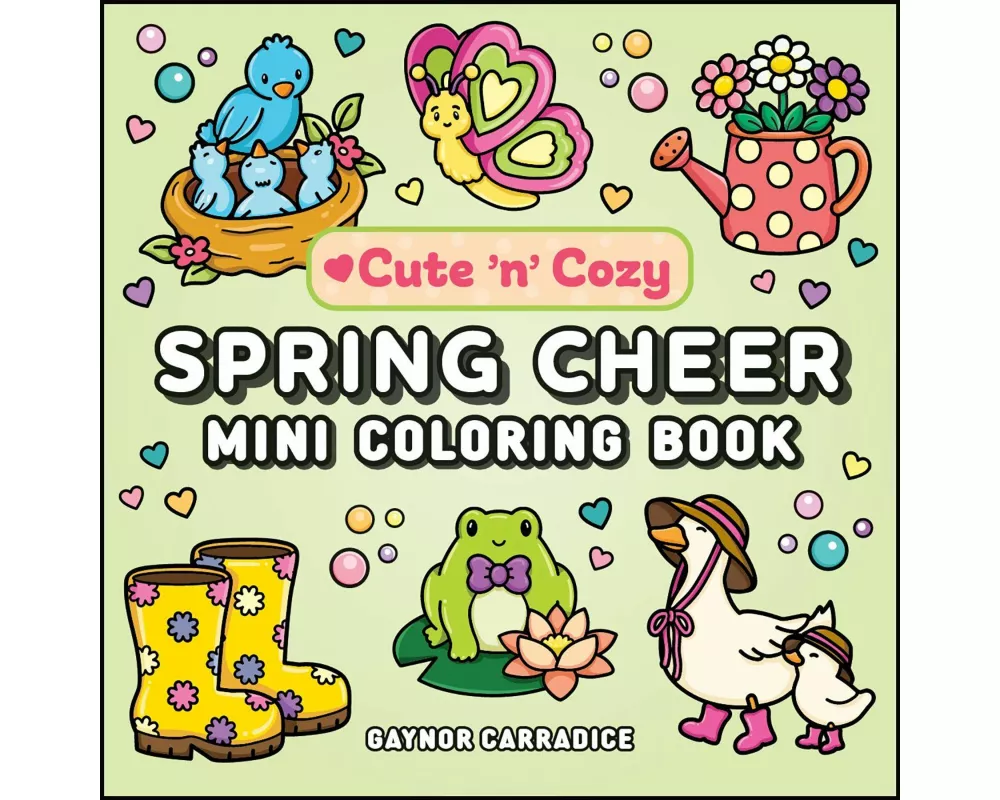 Spring Cheer Mini Coloring Book