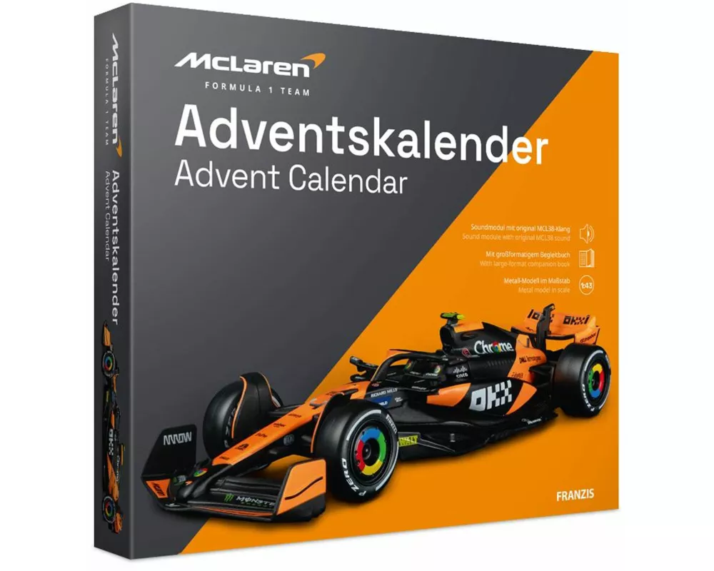 FRANZIS 67391 - McLaren Formula 1 Team Adventskalender