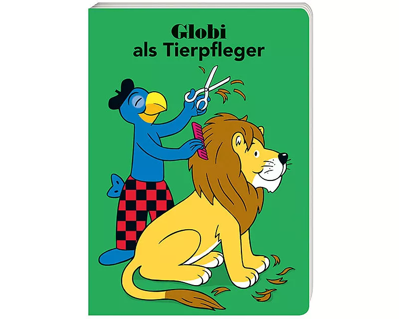 Globi als Tierpfleger