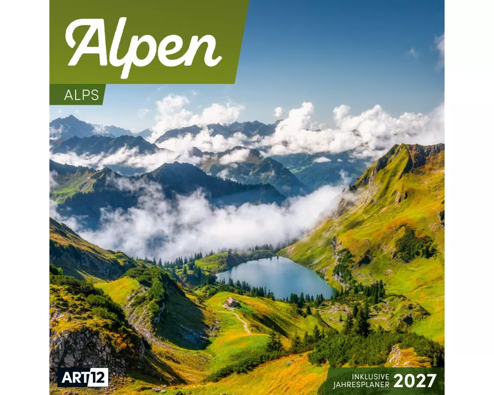 Alpen Kalender 2027 - 30x30 - Art12