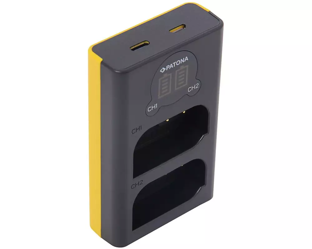 Patona Ladegerät Dual USB – Panasonic DMW-BLK22