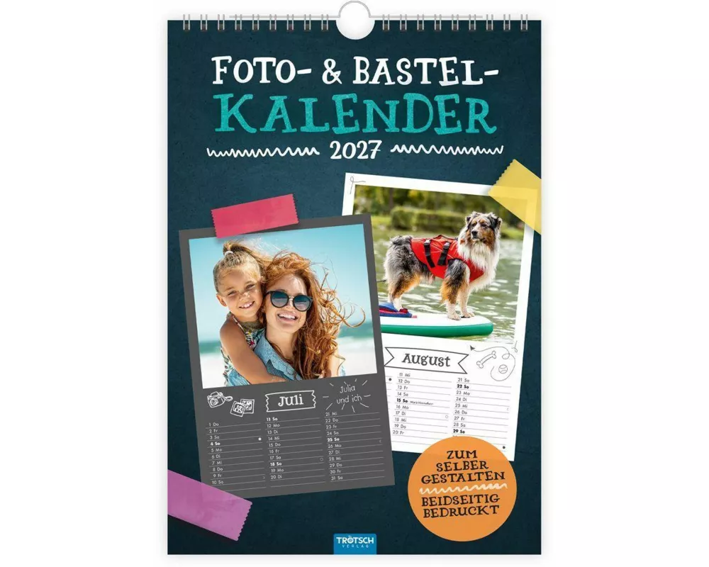 TRÖTSCH - Foto- und Bastelkalender A4 2027