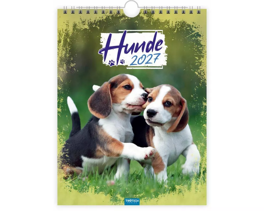 TRÖTSCH - Notizkalender zum Hängen Hunde 2027
