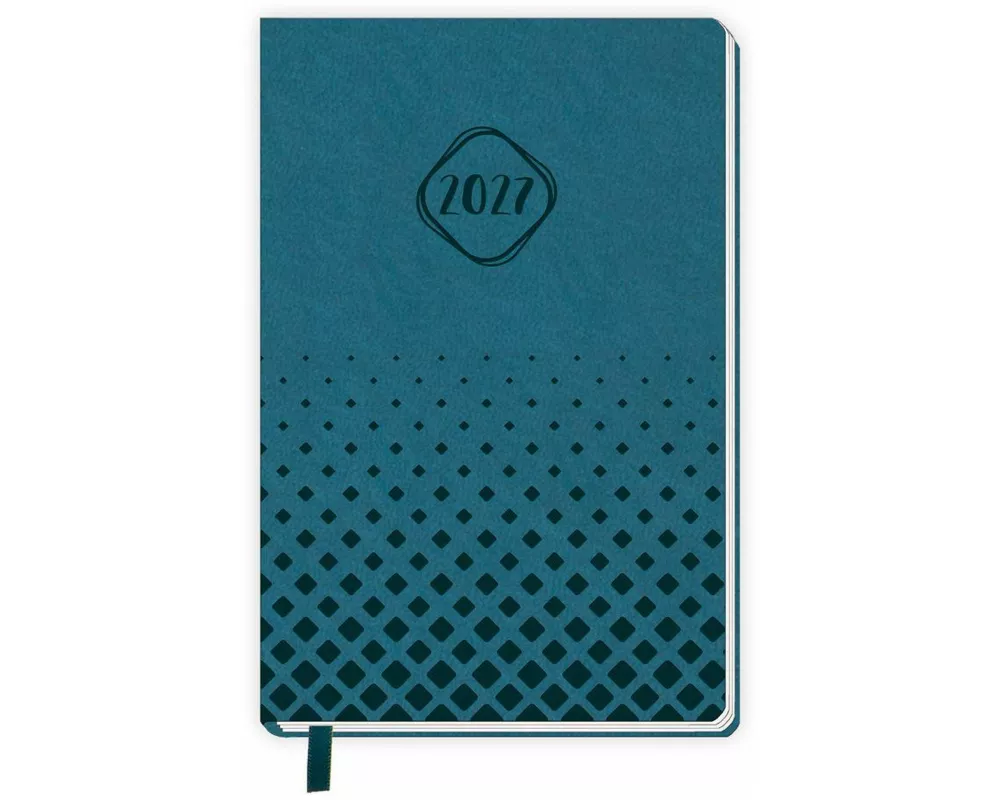 TRÖTSCH - Taschenkalender A7 Soft Touch Petrol 2027