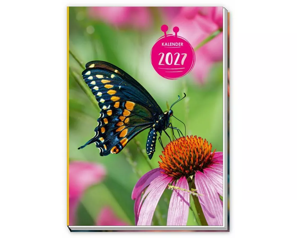 TRÖTSCH - Taschenkalender A7 Schmetterling 2027