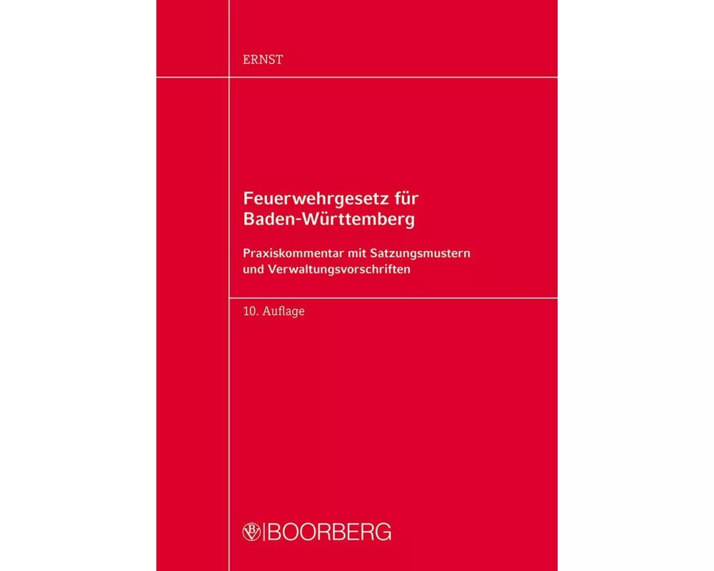 Feuerwehrgesetz für Baden-Württemberg