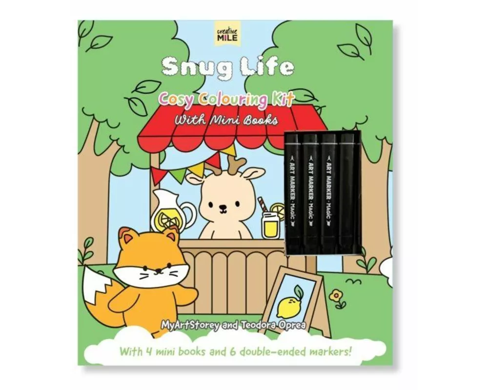 Snug Life: Cosy Colouring Kit with Mini Books