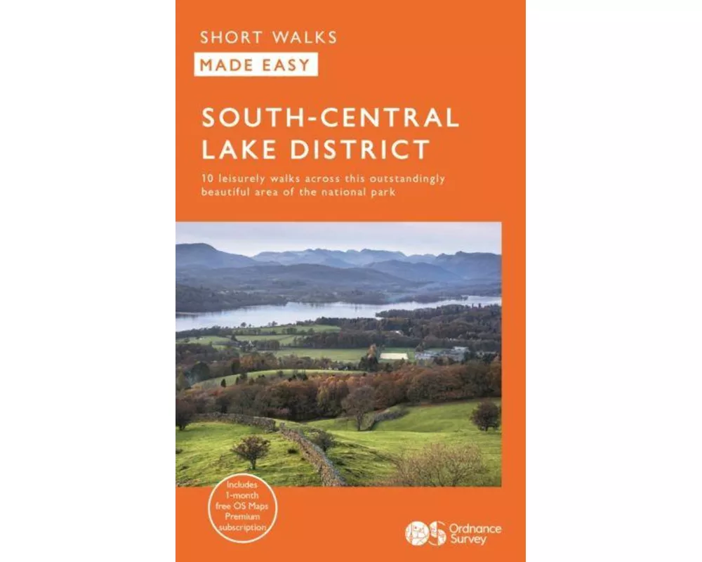 OS Short Walks Made Easy - Ambleside, Windermere, Hawkshead and Coniston (South Central Lakes)