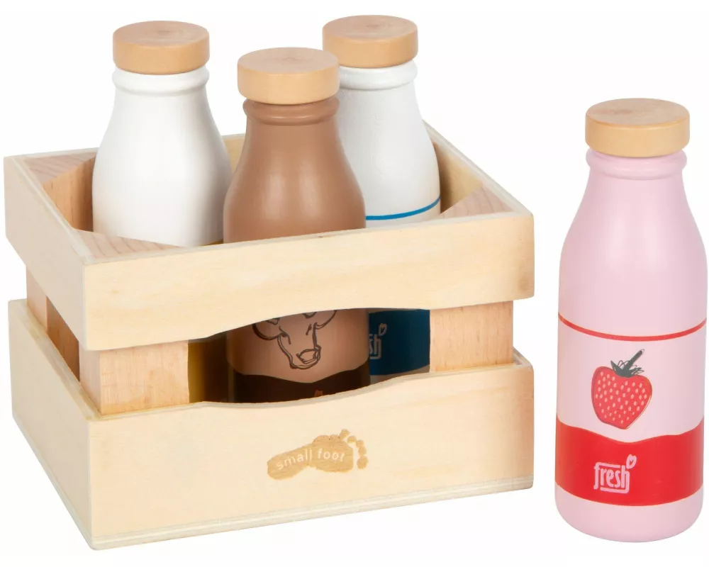 Kiste mit Milchgetränken "fresh