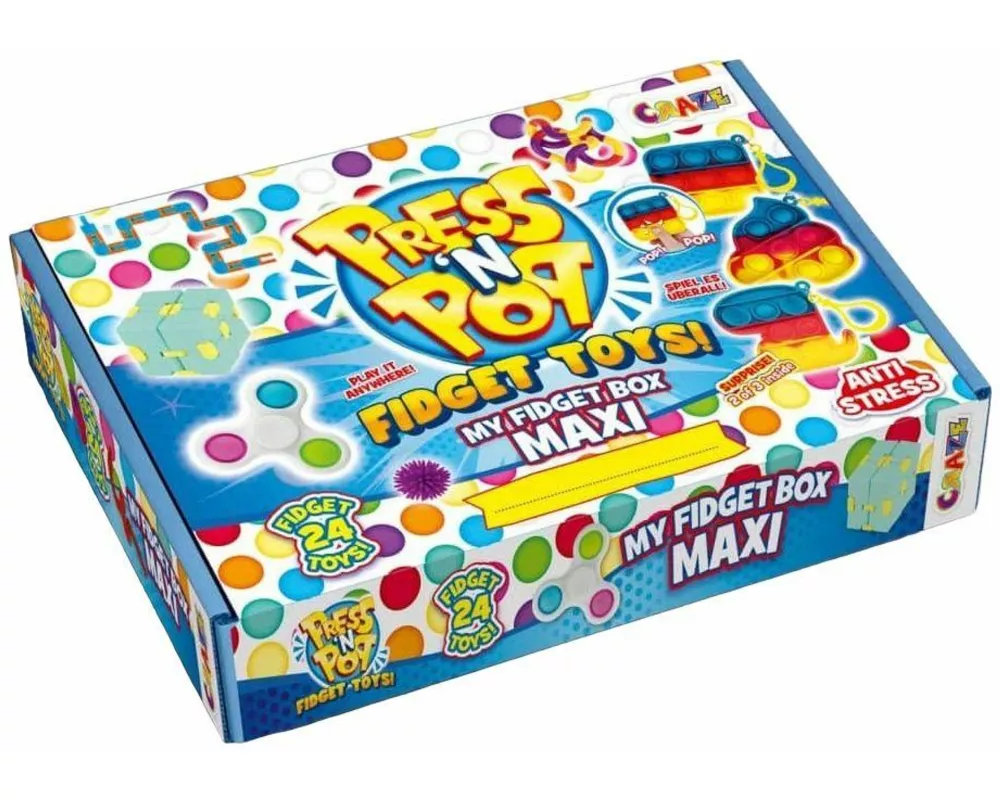 PRESS n POP FIDGET Maxi BOX