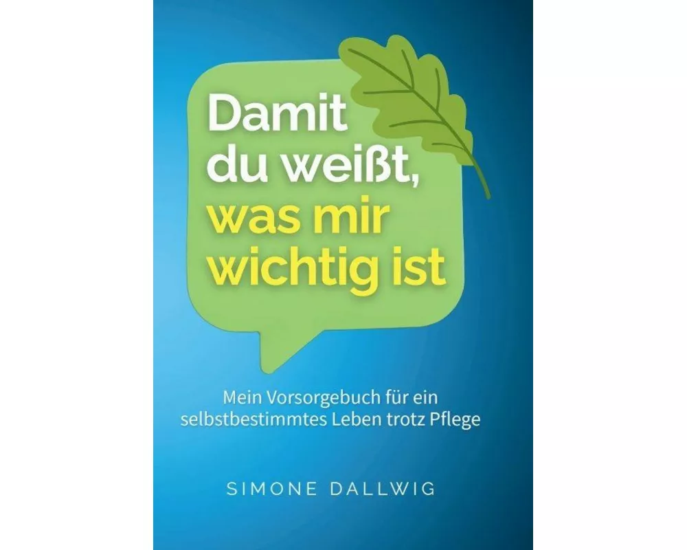 Damit du weißt, was mir wichtig ist