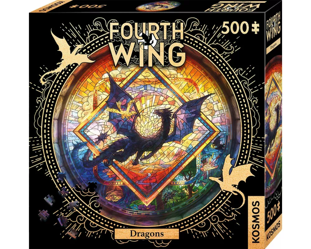 Fourth Wing Puzzle - Dragons