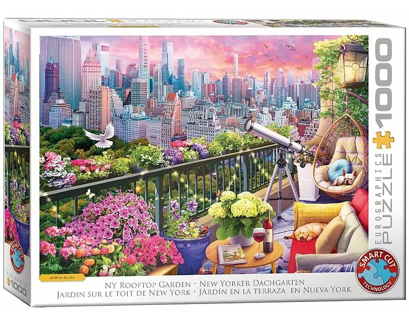 Puzzle 1000 Teile - NY Rooftop Garden