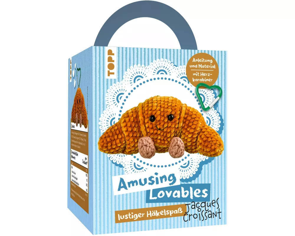 Amusing Lovables Häkelset Jacques Croissant