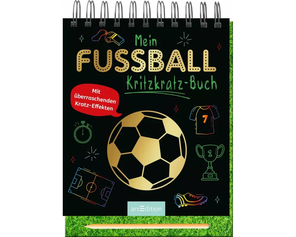 Mein Fußball-Kritzkratz-Buch