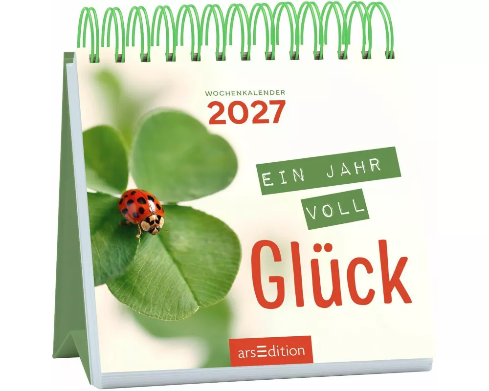 Mini-Wochenkalender Ein Jahr voll Glück 2027