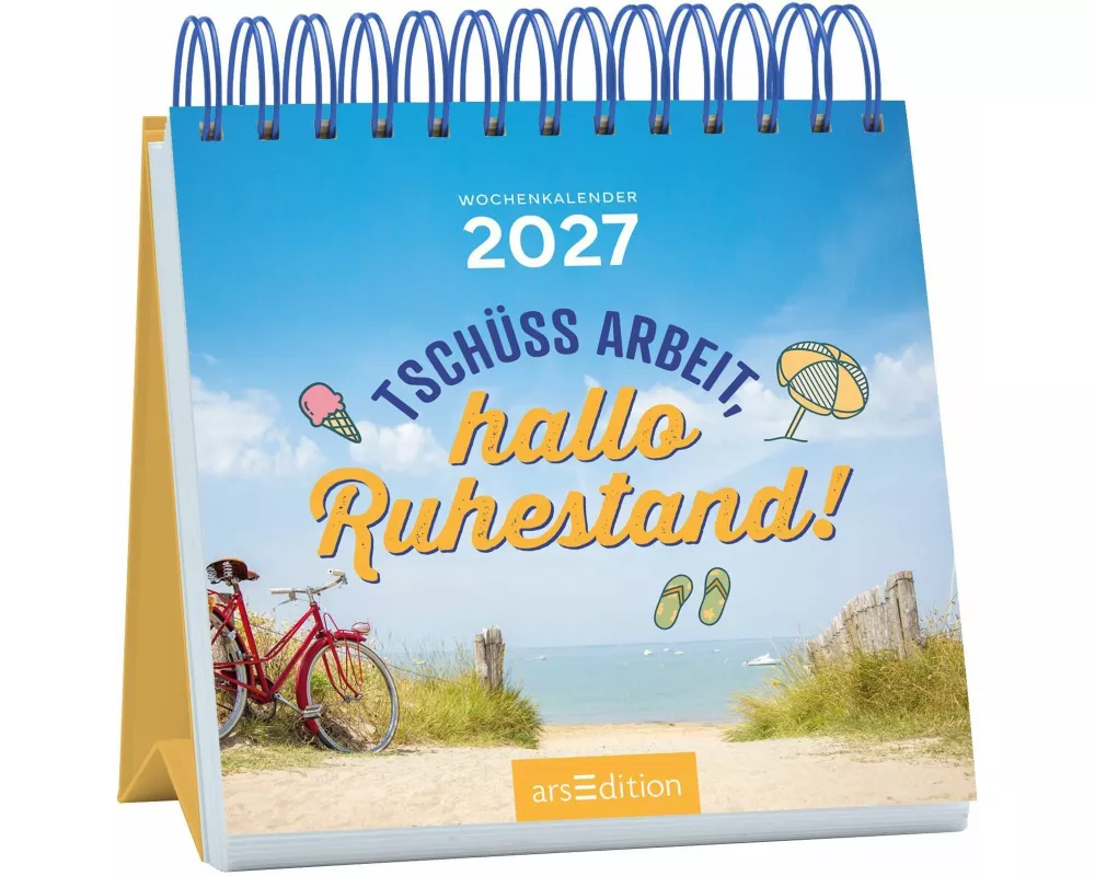 Mini-Wochenkalender Tschüss Arbeit, hallo Ruhestand! 2027