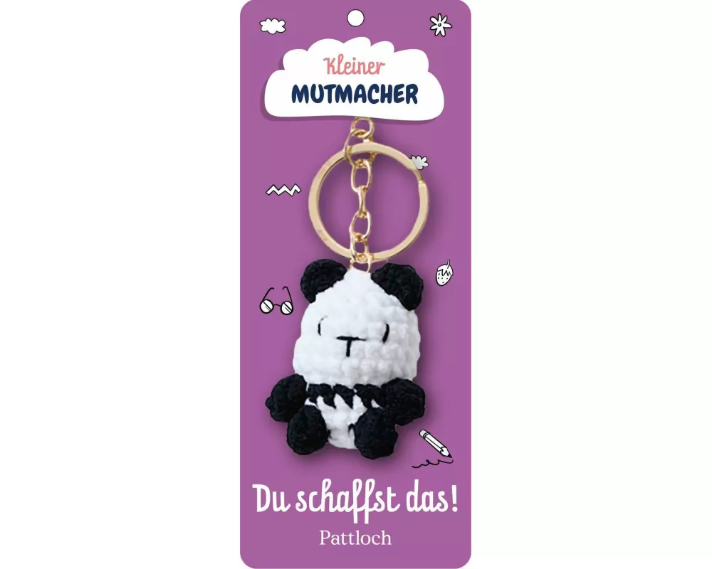 Kleiner Mutmacher, Schlüsselanhänger Panda