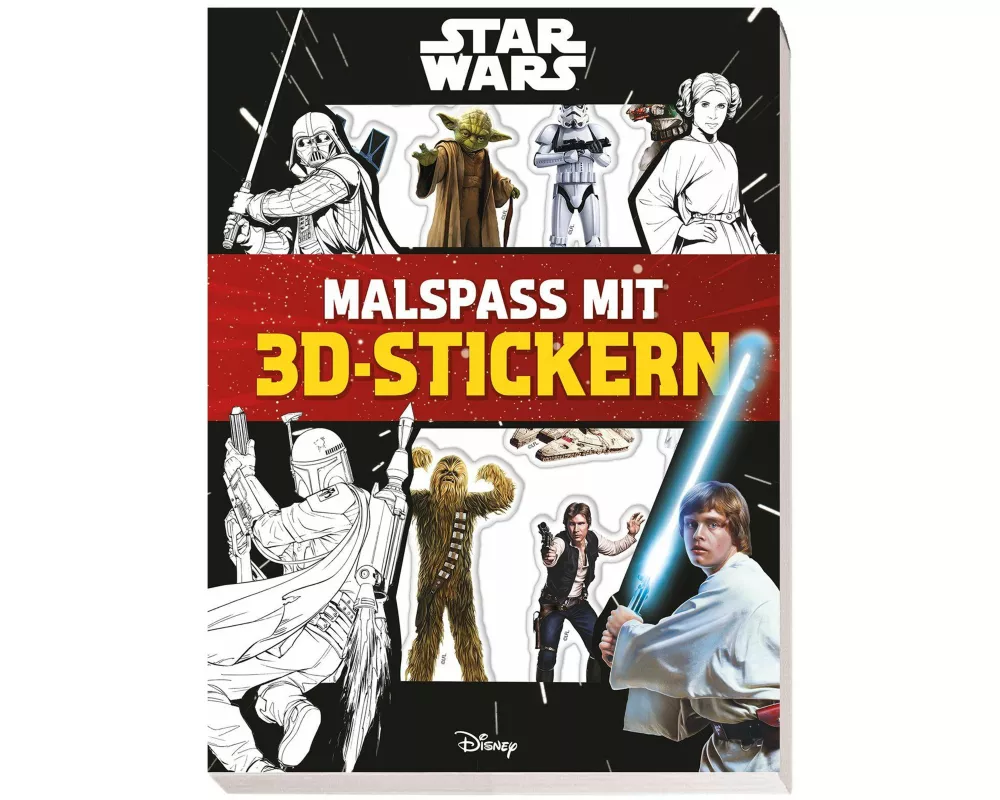 Star Wars: Malspaß mit 3D-Stickern