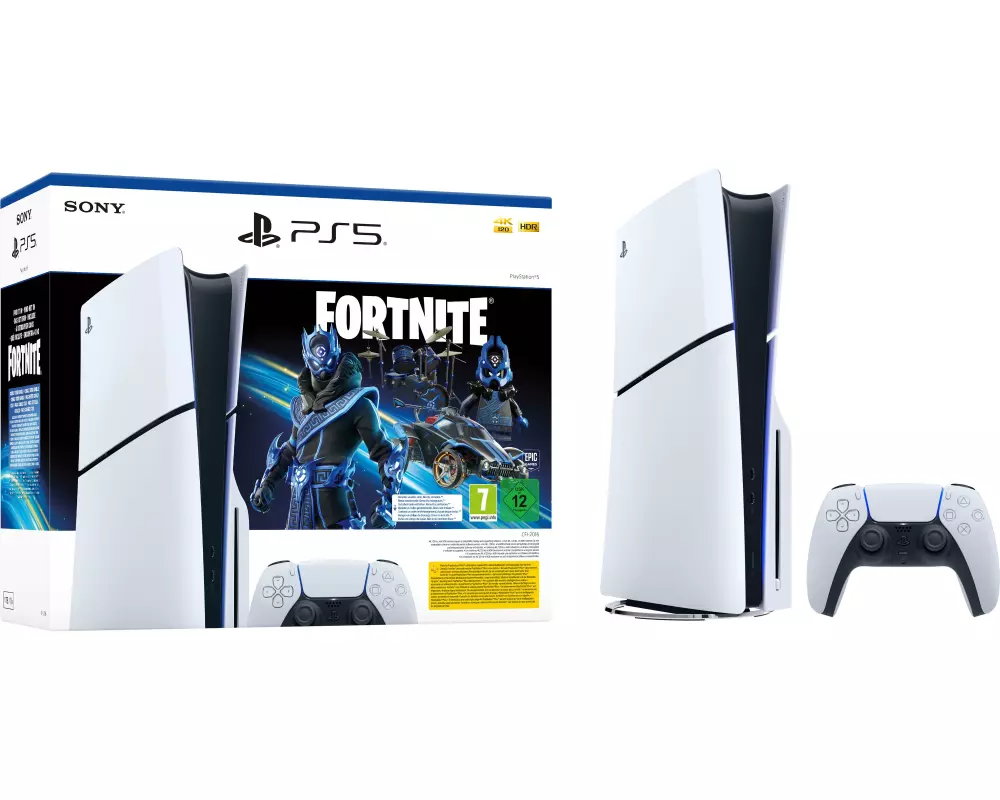 Sony PlayStation 5 Slim – Disc Fortnite Cobalt Star Bundle