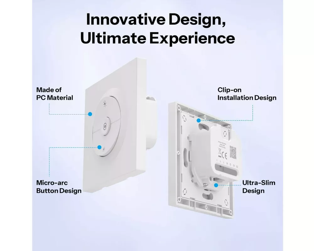 SONOFF Fusion Serie Dimmer-Gehäuse ultraflach feuerfest