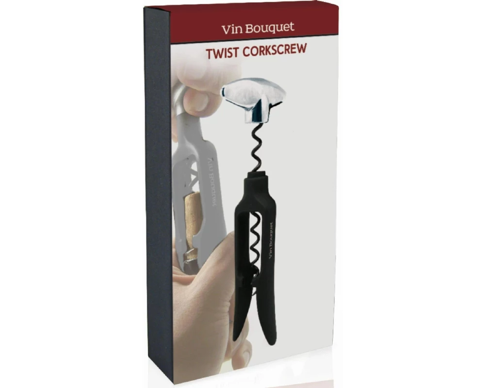 Vin Bouquet Korkenzieher Vin Bouquet Glockenkorkenzieher Schwarz