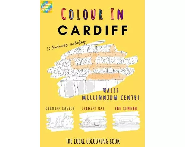 Cardiff Colouring Book (A4)