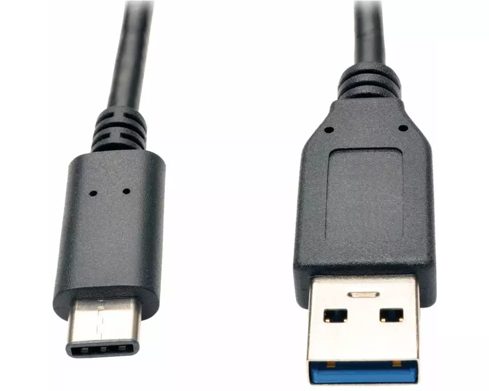 EATON TRIPPLITE USB-C to USB-A Cable, M/M, USB 3.1, Gen 2, 10Gbps, Thunderbolt 3 Compatible, 3ft. 0.91m