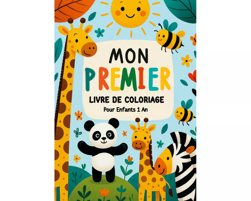 Mon Premier Livre de Coloriage pour Enfants 1 An