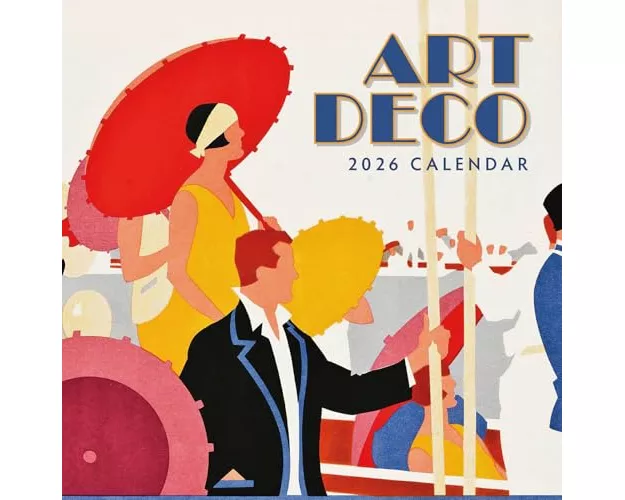 Art Deco 2026 Square Wall Calendar