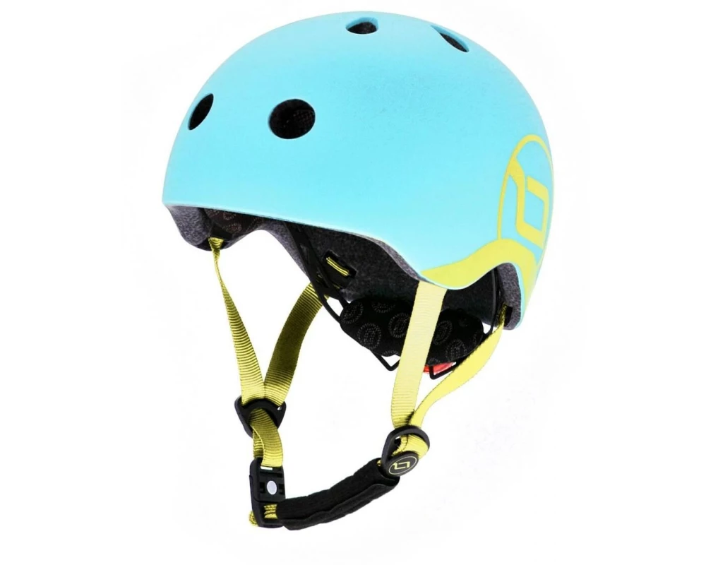 Scoot and Ride Kinderhelm Blueberry Blau/Gelb, XXS-S/45 - 50