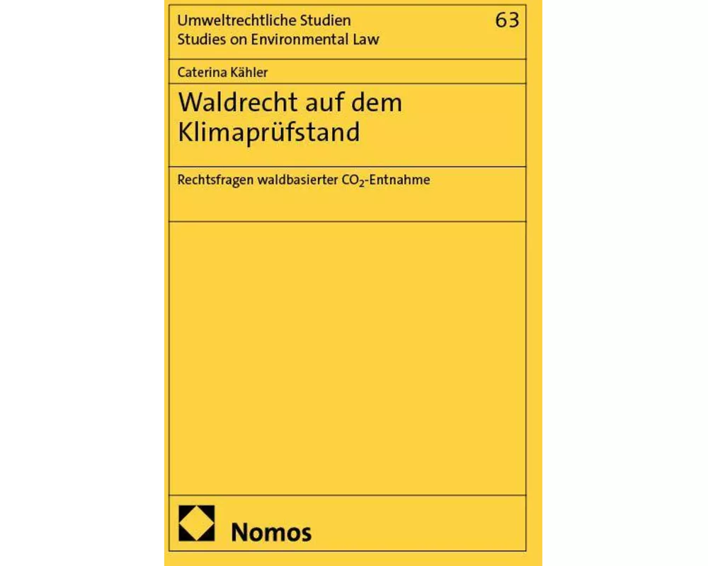 Waldrecht auf dem Klimaprüfstand