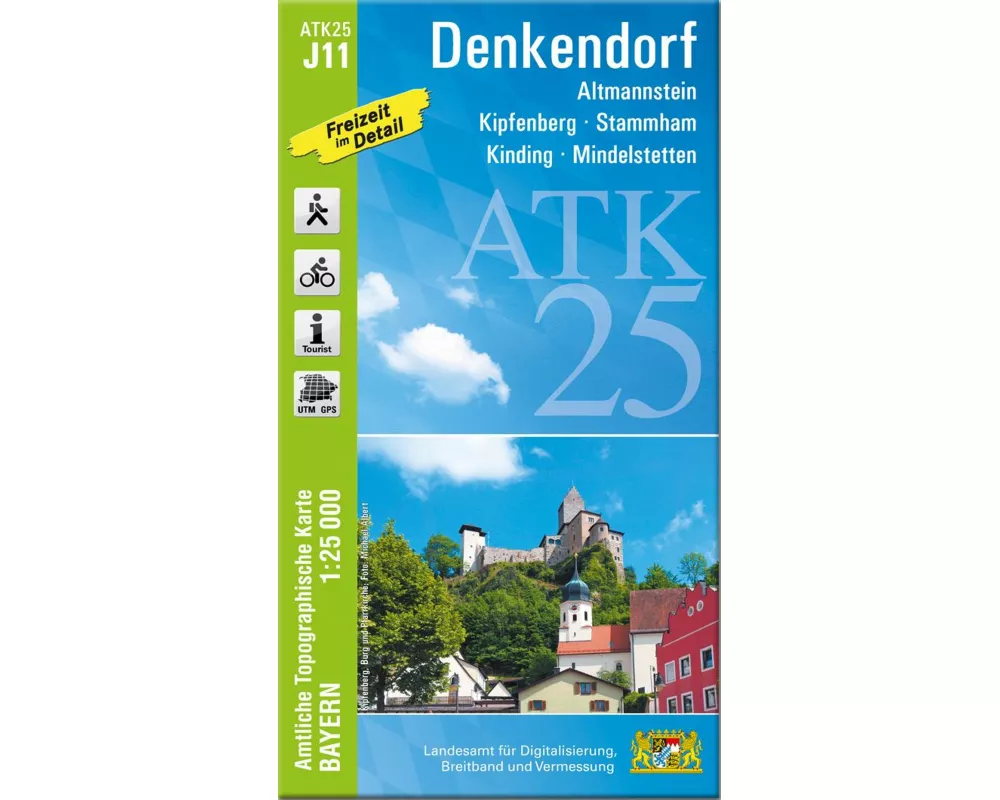 ATK25-J11 Denkendorf (Amtliche Topographische Karte 1:25000)