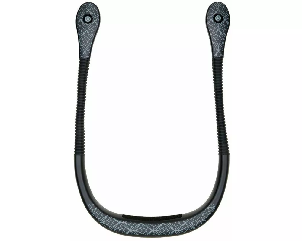 Neklite (Black) Premium Duo-Leselicht zum Umhängen - wiederaufladbar - mit vielen Einstellungen