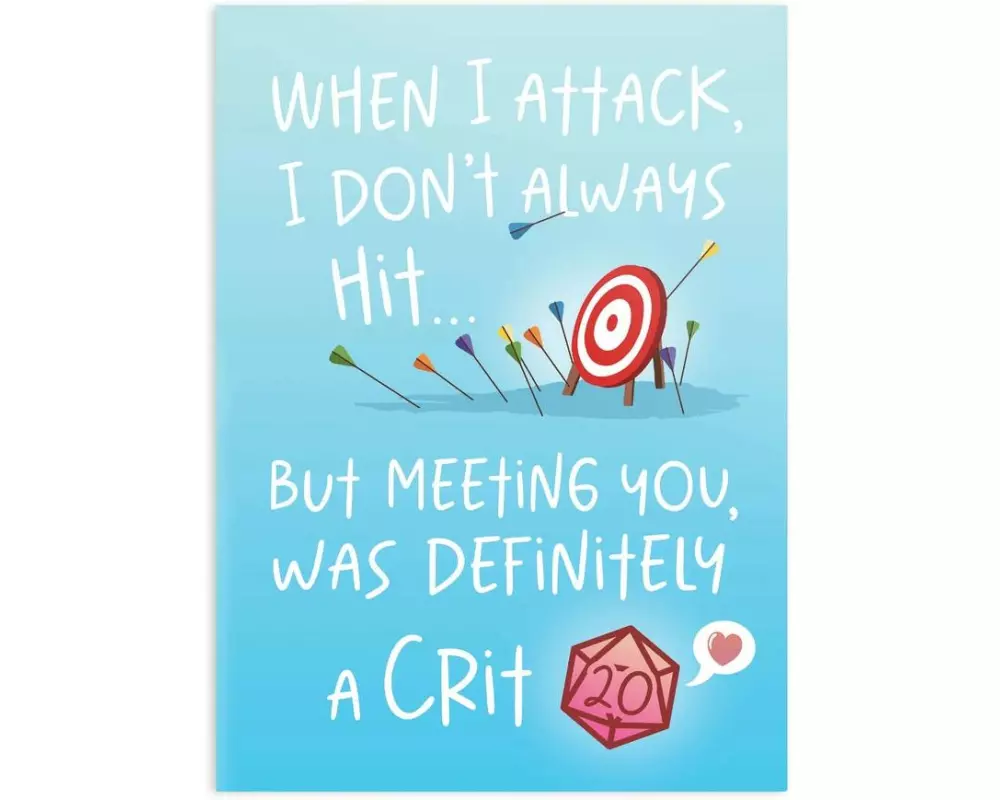 Glass Staff Grusskarte Meeting You Hellblau